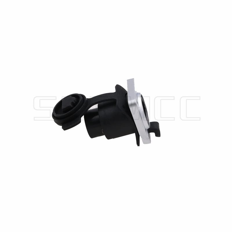 SZRMCC RJ45 Panel Mount Connector Cat5e RJ45 Ethernet Female LAN Module Bulkhead Panel Mount Coupler IP65 Waterproof Connector Socket with DustCap - Image 2